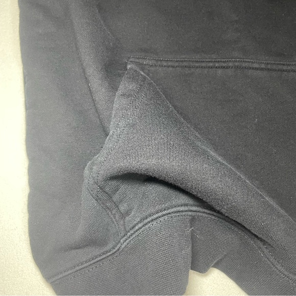 Vans Black Floral Checkerboard Sleeve Hoodie Pullover Sweatshirt Streetwear - Picture 13 of 15